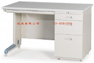 TMJ087-17 單邊三抽屜辦公桌(右三屜)W100x